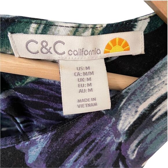 C&C California Sleeveless Floral Flowy Dress in Size Medium - Picture 10 of 11